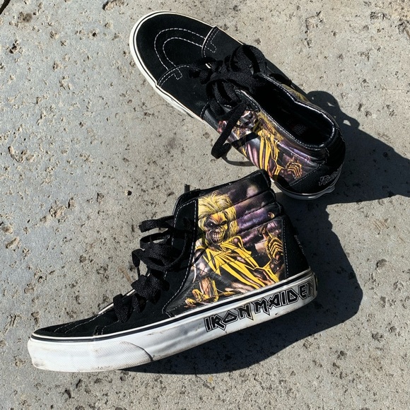 Vans Shoes Rare Iron Maiden Sk8hi Poshmark